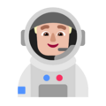 Man Astronaut Emoji Windows