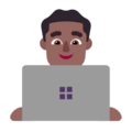 Man Technologist Emoji Windows