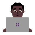 Man Technologist Emoji Windows