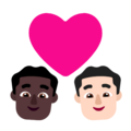 Couple With Heart Man Man Emoji Windows