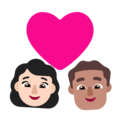 Couple With Heart Woman Man Emoji Windows