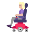 Woman In Motorized Wheelchair Emoji Windows