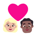 Couple With Heart Woman Man Emoji Windows