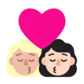 Kiss Woman Woman Emoji Windows