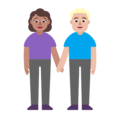 Woman And Man Holding Hands Emoji Windows