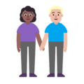 Woman And Man Holding Hands Emoji Windows