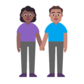 Woman And Man Holding Hands Emoji Windows