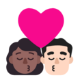 Kiss Woman Man Emoji Windows