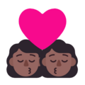 Kiss Woman Woman Emoji Windows