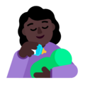 Woman Feeding Baby Emoji Windows