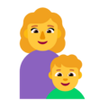 Family Woman Boy Emoji Windows