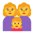 Family Woman Woman Girl Emoji Windows