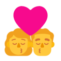 Kiss Woman Man Emoji Windows