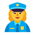 Woman Police Officer Emoji Windows