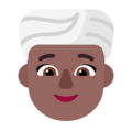 Woman Wearing Turban Emoji Windows