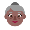 Old Woman Emoji Windows