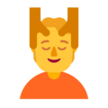 Person Getting Massage Emoji Windows