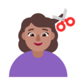 Woman Getting Haircut Emoji Windows