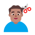 Man Getting Haircut Emoji Windows