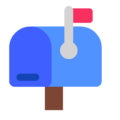 Closed Mailbox With Raised Flag Emoji Windows