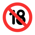 No One Under Eighteen Emoji Windows