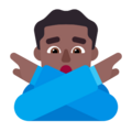 Man Gesturing No Emoji Windows