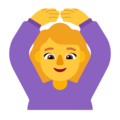 Woman Gesturing Ok Emoji Windows
