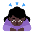 Woman Bowing Emoji Windows
