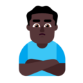 Man Pouting Emoji Windows
