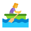 Woman Rowing Boat Emoji Windows