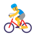 Man Biking Emoji Windows