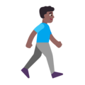 Man Walking Facing Right Emoji Windows