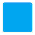 Large Blue Square Emoji Windows