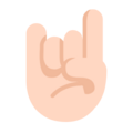 Sign Of The Horns Emoji Windows