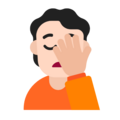 Person Facepalming Emoji Windows
