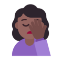 Woman Facepalming Emoji Windows
