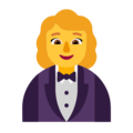Woman In Tuxedo Emoji Windows