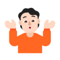 Person Shrugging Emoji Windows