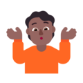 Person Shrugging Emoji Windows
