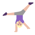 Woman Cartwheeling Emoji Windows