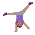 Woman Cartwheeling Emoji Windows