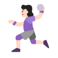 Woman Playing Handball Emoji Windows