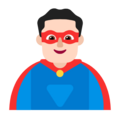 Man Superhero Emoji Windows