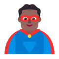 Man Superhero Emoji Windows