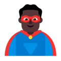 Man Superhero Emoji Windows