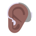 Ear With Hearing Aid Emoji Windows