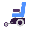 Motorized Wheelchair Emoji Windows