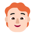 Person Red Hair Emoji Windows