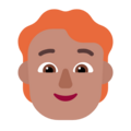 Person Red Hair Emoji Windows