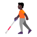 Person With White Cane Emoji Windows